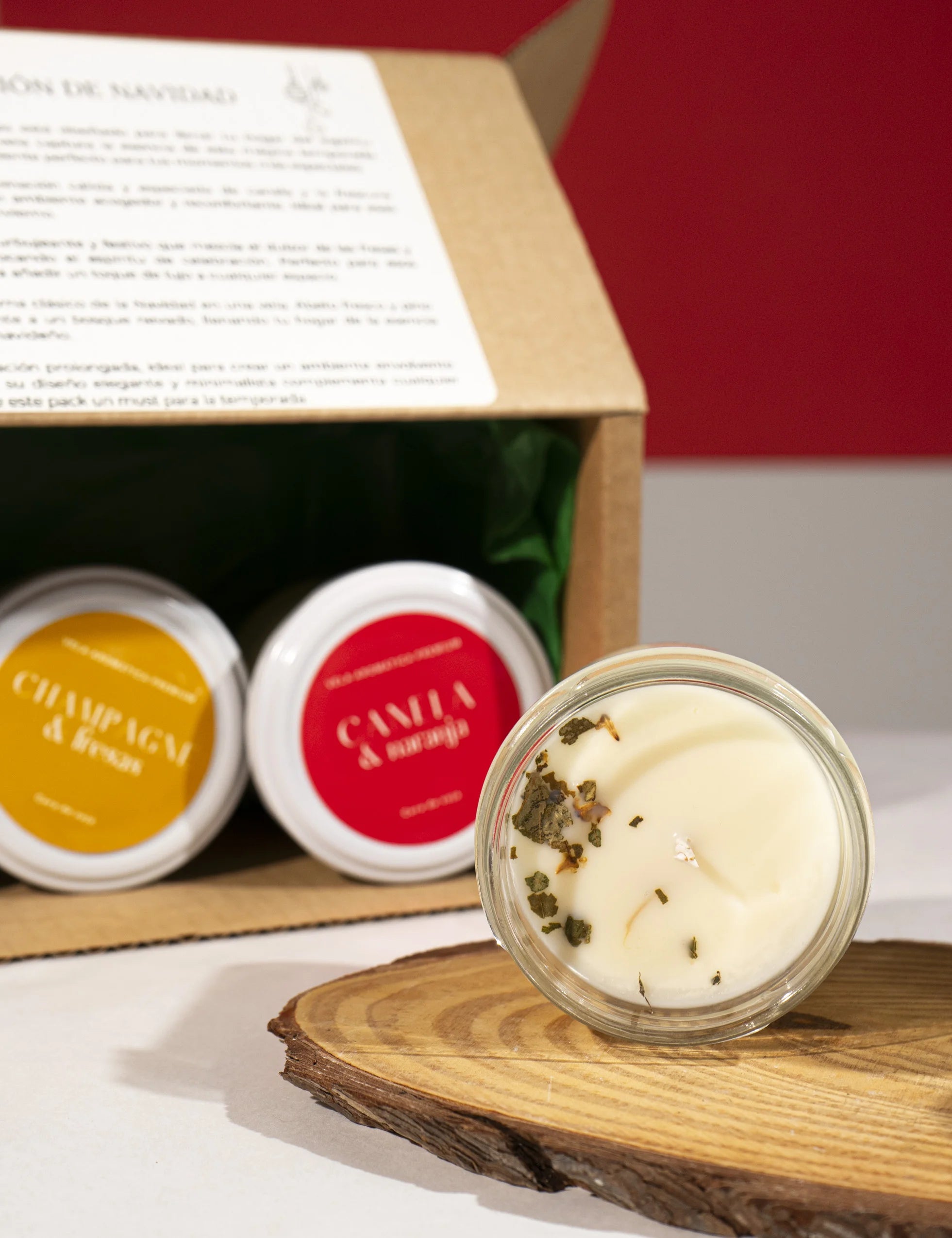 Pack aromas de Navidad: 3 velas aromáticas