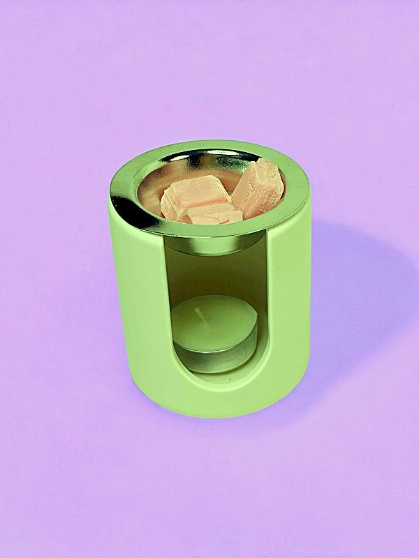 Quemador de cera redondo