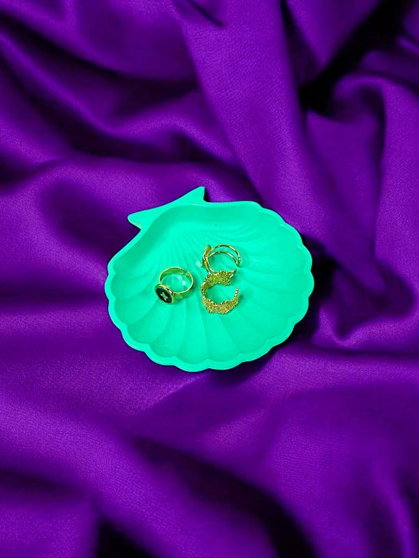 Bandeja decorativa concha diferentes colores