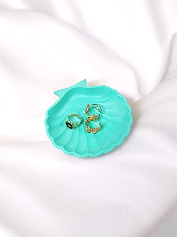 Bandeja decorativa concha diferentes colores