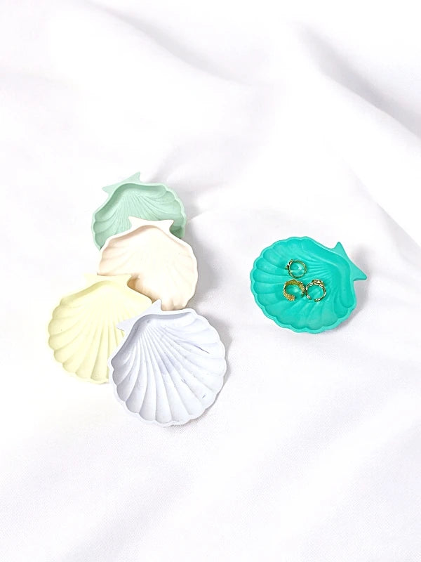 Bandeja decorativa concha diferentes colores