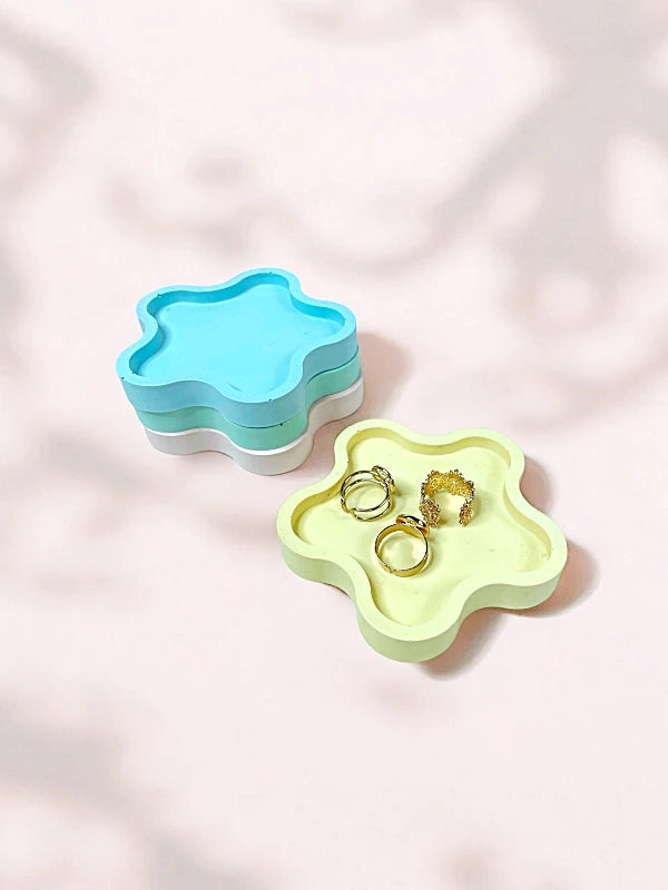 Bandeja decorativa flor