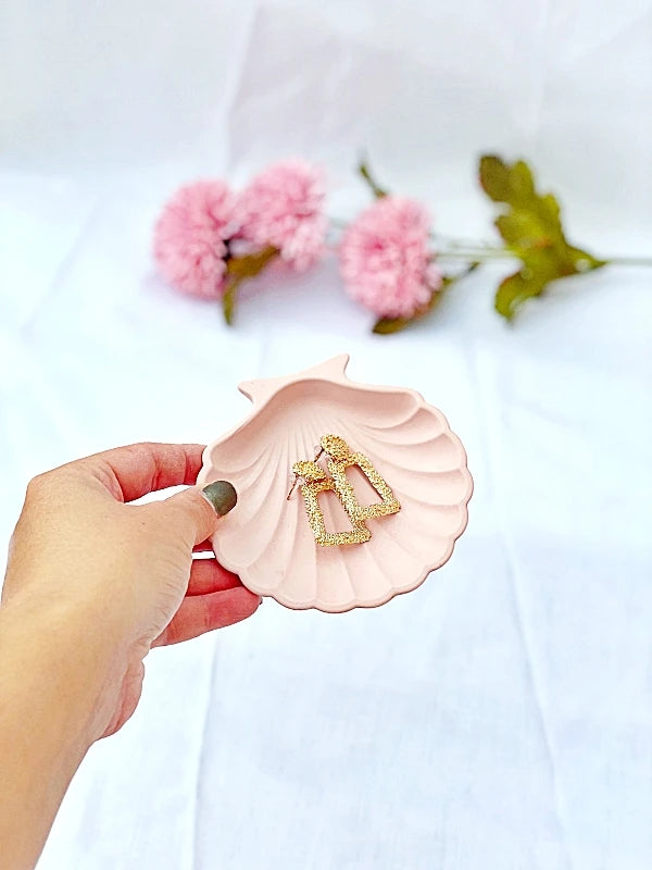 Bandeja decorativa concha diferentes colores