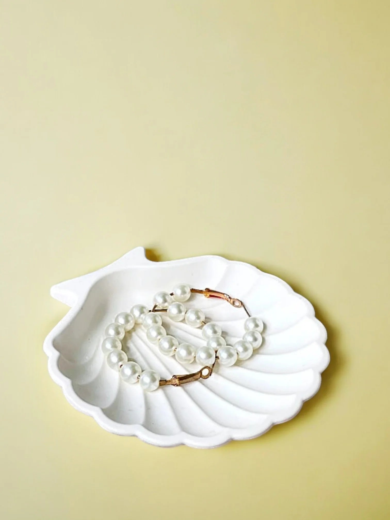 Bandeja decorativa concha diferentes colores