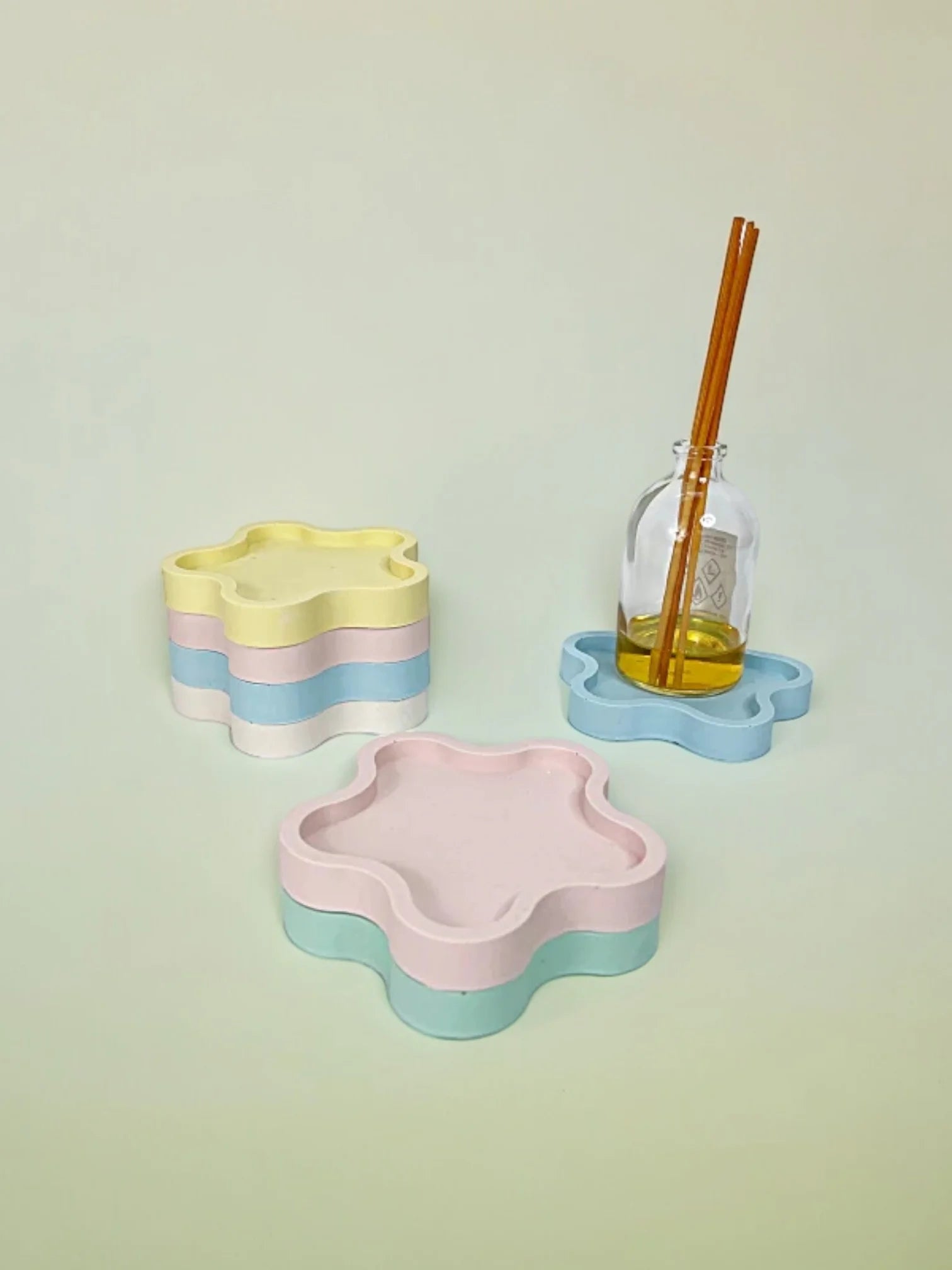 Bandeja decorativa flor